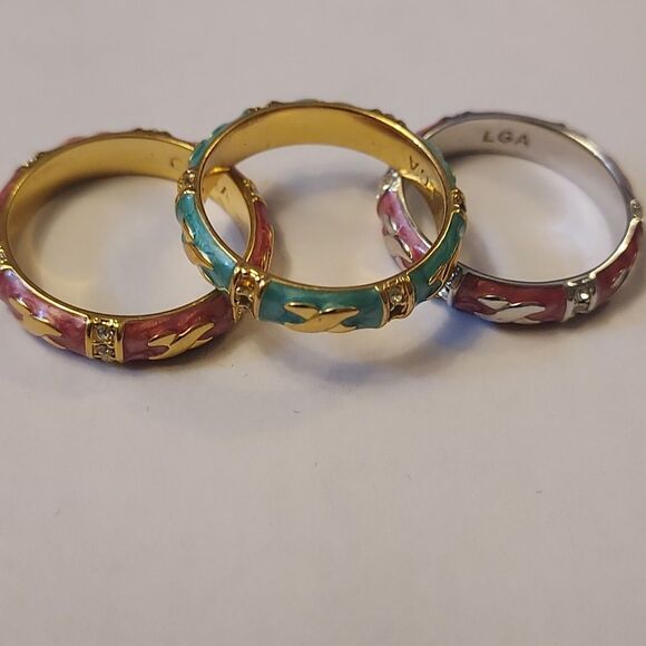 Lauren Adam's  stackable ring set - Picture 6 of 7